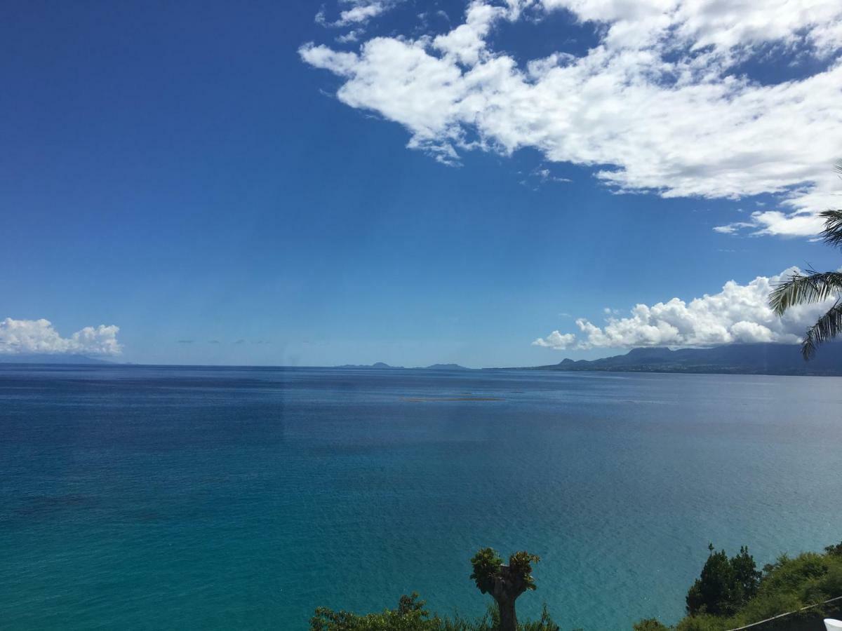 Studio Cozy Melissa Elegance - Guadeloupe , Le Gosier , Dampierre - Avec Pleine Vue Mer - Ocean A 180 Degres Eksteriør bilde