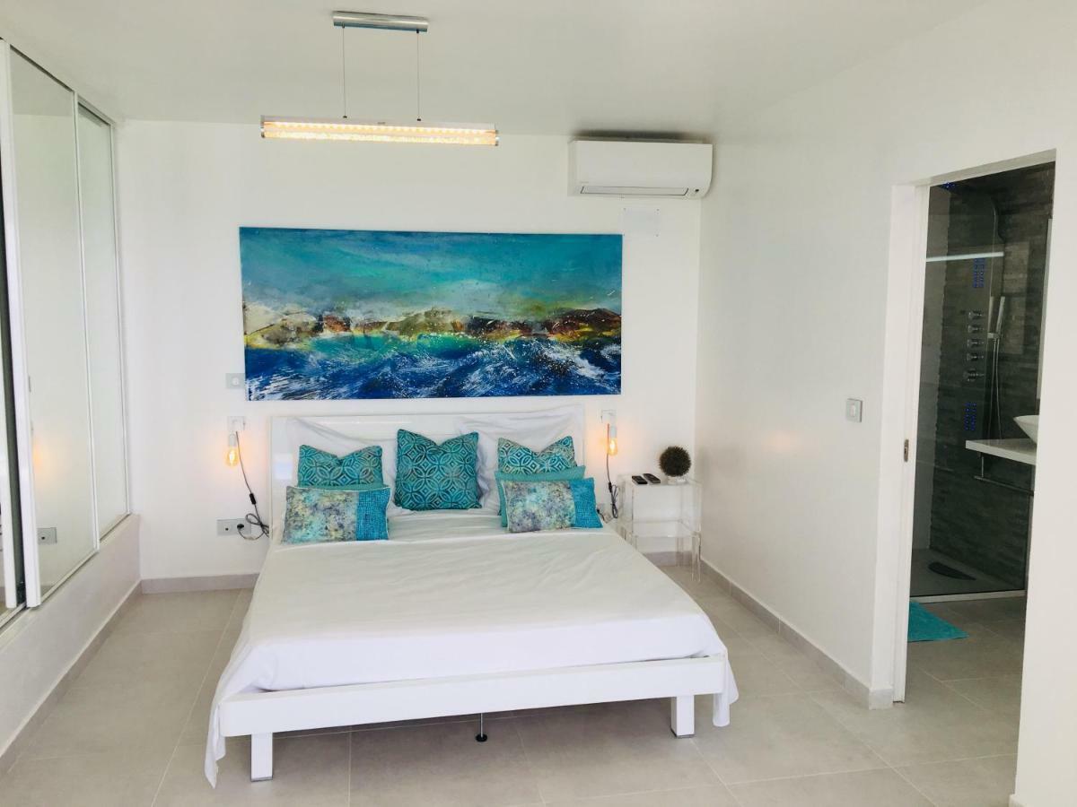 Studio Cozy Melissa Elegance - Guadeloupe , Le Gosier , Dampierre - Avec Pleine Vue Mer - Ocean A 180 Degres Eksteriør bilde