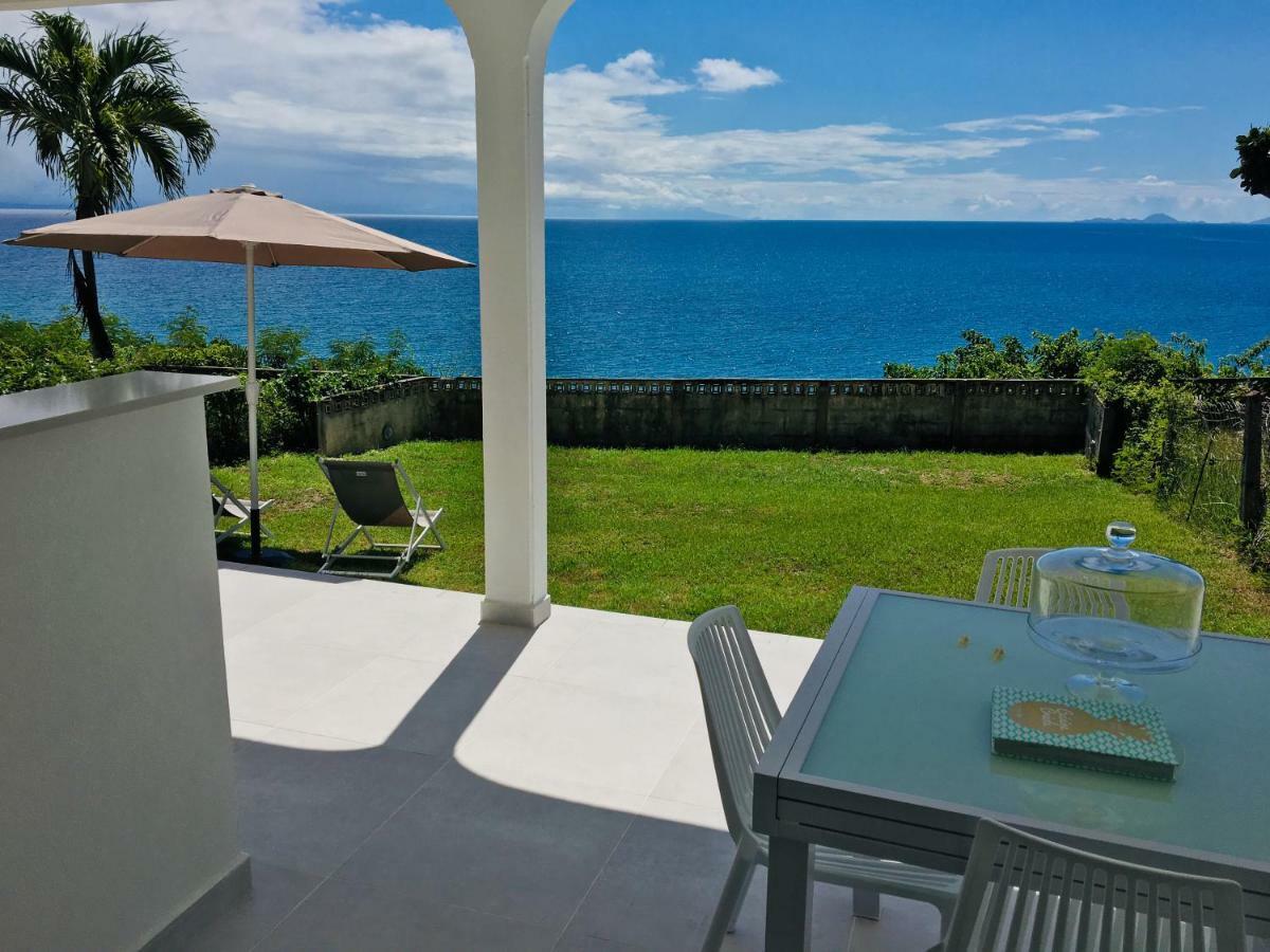 Studio Cozy Melissa Elegance - Guadeloupe , Le Gosier , Dampierre - Avec Pleine Vue Mer - Ocean A 180 Degres Eksteriør bilde